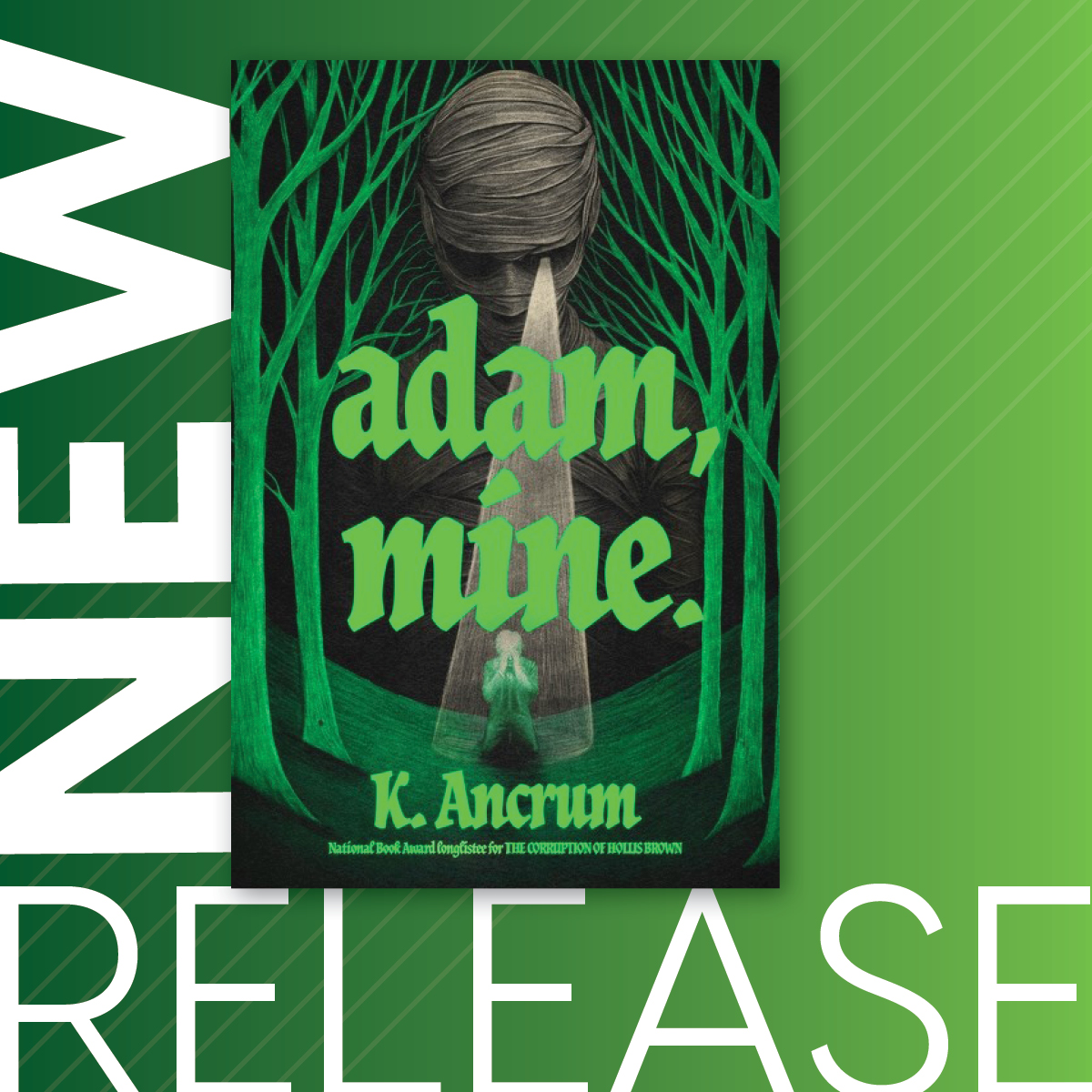 HarperCollinsCa's tweet photo. From acclaimed author K. Ancrum, comes a queer romantic horror thriller and love letter to Frankenstein ☠️ #AdamMine is on shelves now, right on time for spooky season! Learn more: https://t.co/F7zHmivFgp https://t.co/snm45filLb