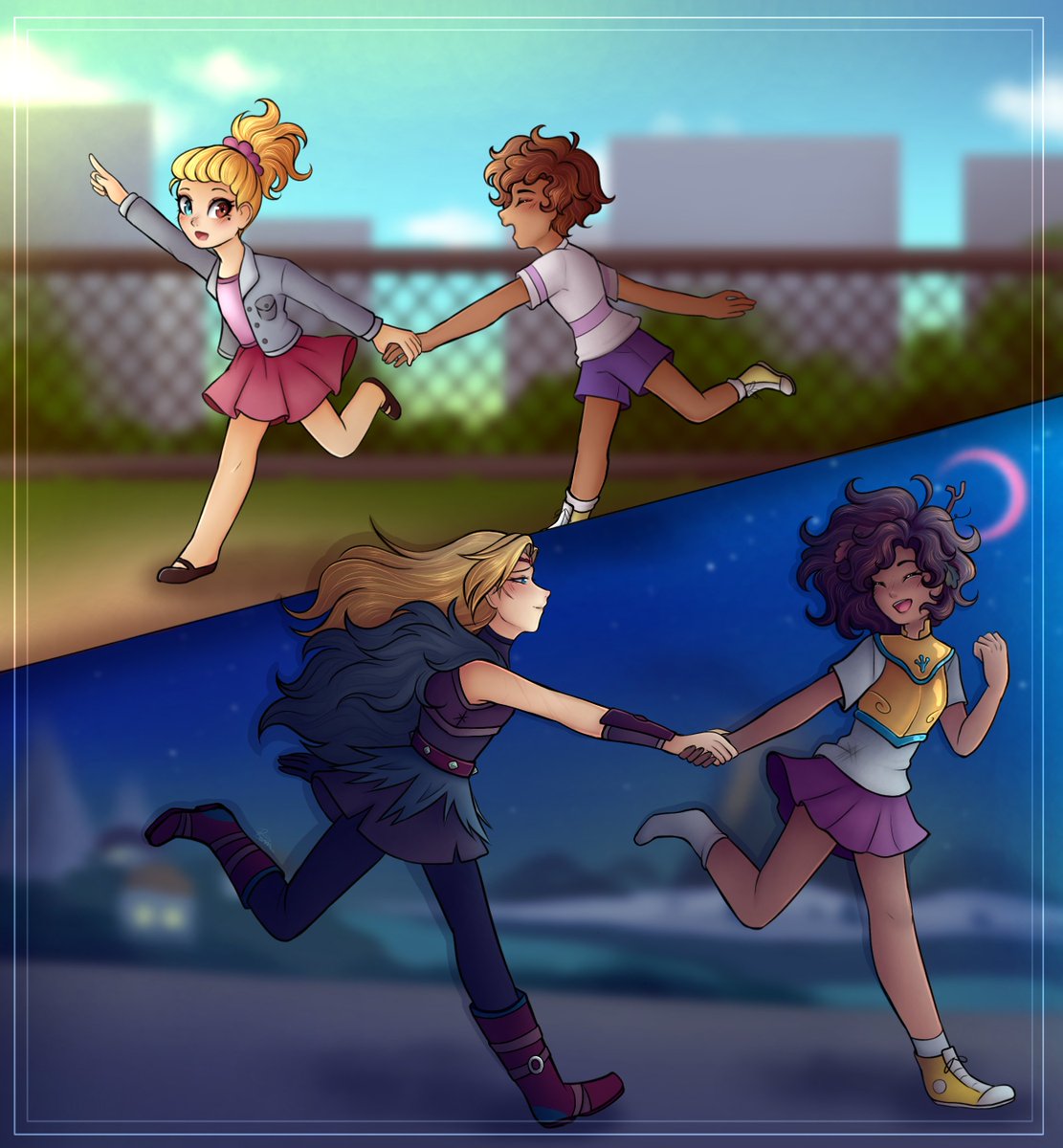 PandoraKuru's tweet photo. 2024 Sashanne art that I never posted before
I just miss them ❤️🩵

#Amphibia #Sashanne https://t.co/aJTH5led35