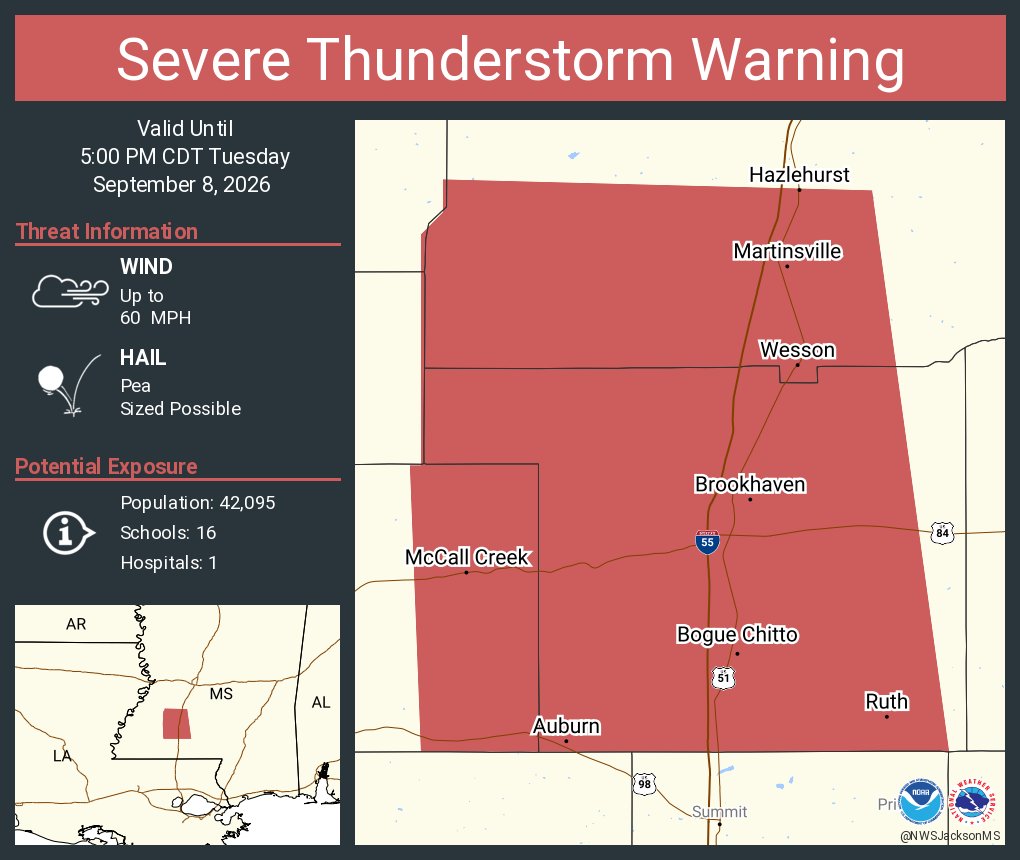 NWS Jackson MS on X: 