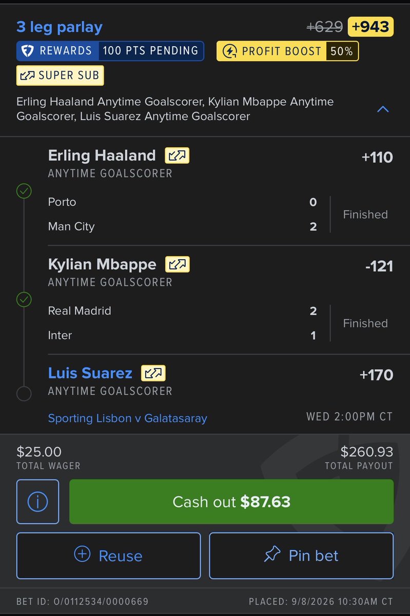 TheAScanlan's tweet photo. @BeatinTheBookie Still have life on the one goal option. https://t.co/dKpoR2ZfjZ