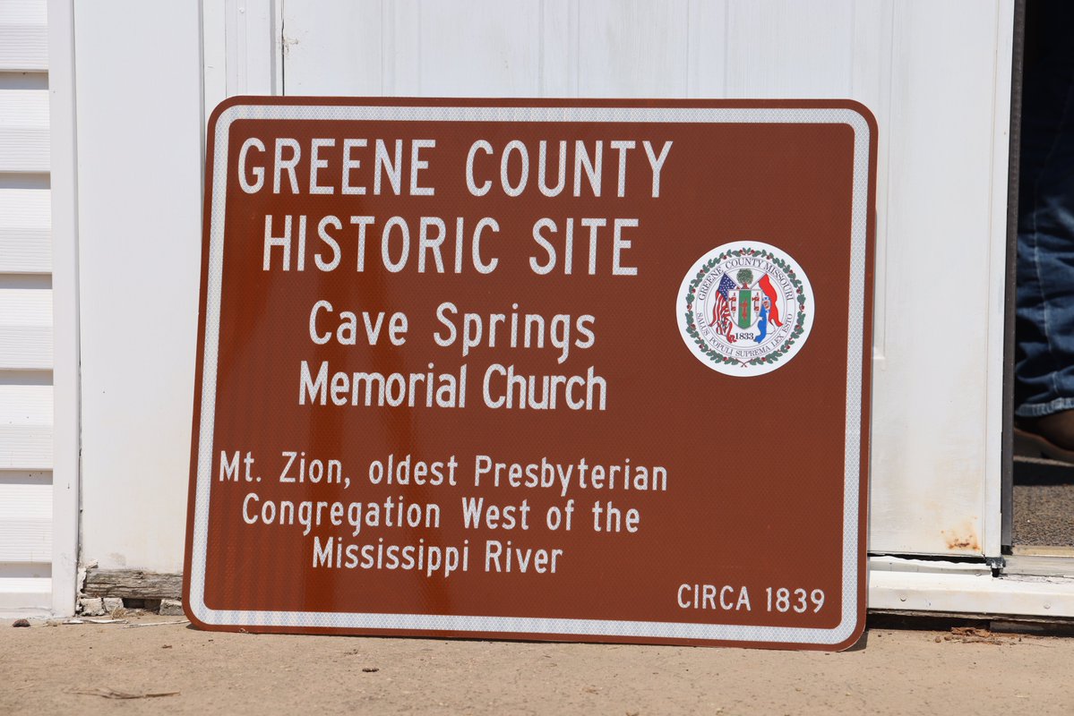 GreeneCountyMO's tweet photo. The Greene County Commission appointed attorney and cattle producer Amy Westermann to the Planning Board during the rededication of Cave Spring Memorial Church, add deep local roots to land use decisions. "She will bring something that has been missing." https://t.co/LDSLi5tCmm