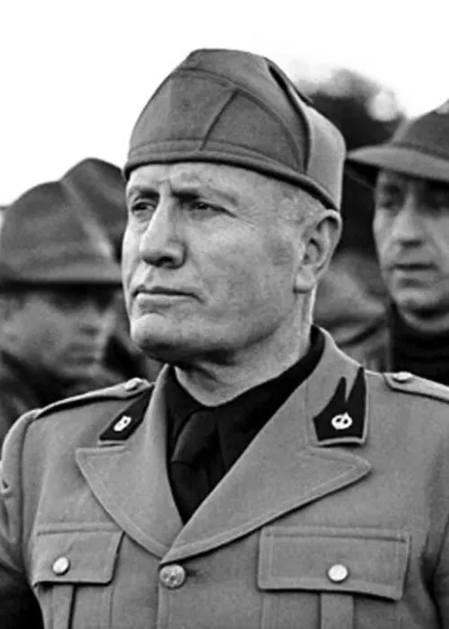 TheMoosterChief's tweet photo. "Il Duce, any last words?"  

"I die a martyr. How dare you betray the art of the deal, President Donald Trump. The blinding red, white, and blue light of MAGA will forever swallow you whole."

"Who the fuck is Trump?"  

"You'll see." https://t.co/sNj2YueV4j