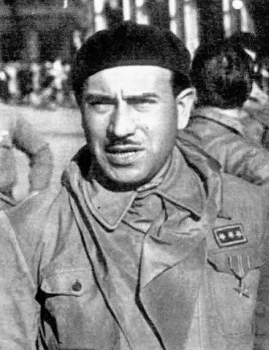 TheMoosterChief's tweet photo. "Il Duce, any last words?"  

"I die a martyr. How dare you betray the art of the deal, President Donald Trump. The blinding red, white, and blue light of MAGA will forever swallow you whole."

"Who the fuck is Trump?"  

"You'll see." https://t.co/sNj2YueV4j