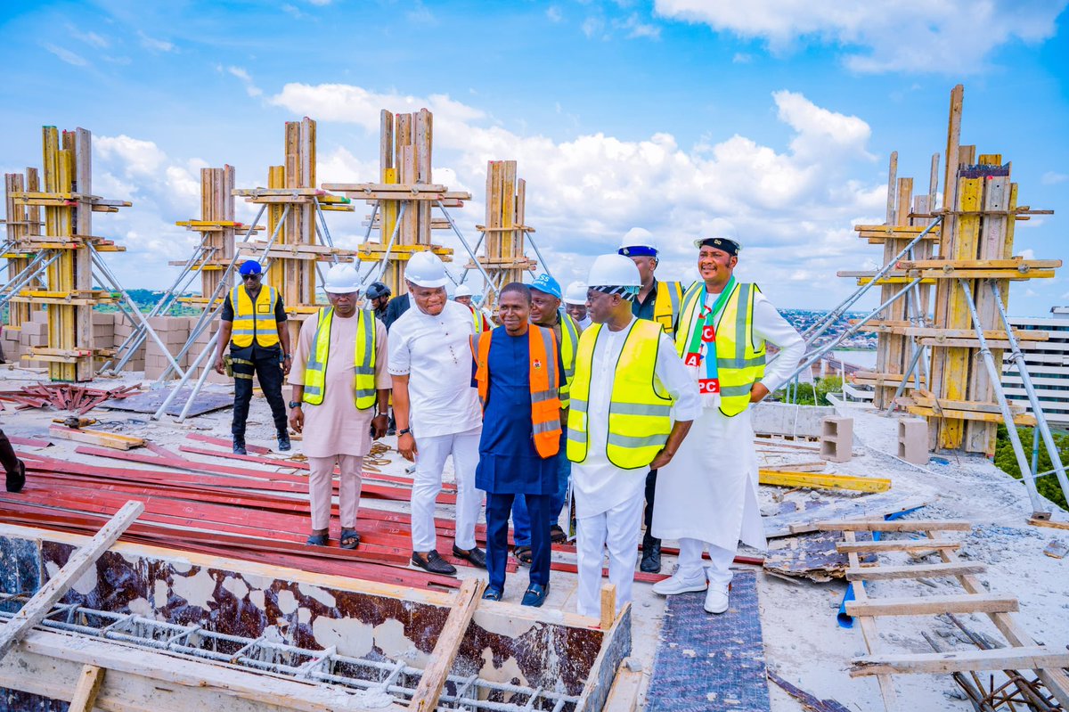 HyacinthAlia's tweet photo. Yesterday, I inspected the ongoing construction of the new Governor’s Office Complex at the Government House, Makurdi.

This project is part of our deliberate effort to provide modern, functional and efficient facilities that will strengthen the administration of the State and improve service delivery to our people.

As a government, we are committed to building infrastructure that will serve not only the needs of today but also the generations that will come after us.

I was pleased with the progress of work and directed the contractors to maintain the highest standards and ensure timely completion.

We will continue to work with purpose, prudence and accountability to build a better and more prosperous Benue State for our people.