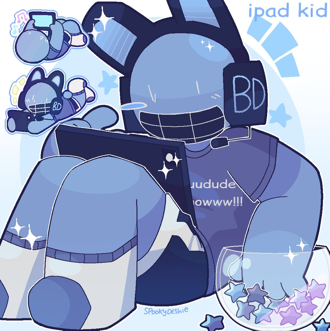 Spookydeshie's tweet photo. kidipad #Bluudud #Bluuworld https://t.co/CgoVPfHpGX