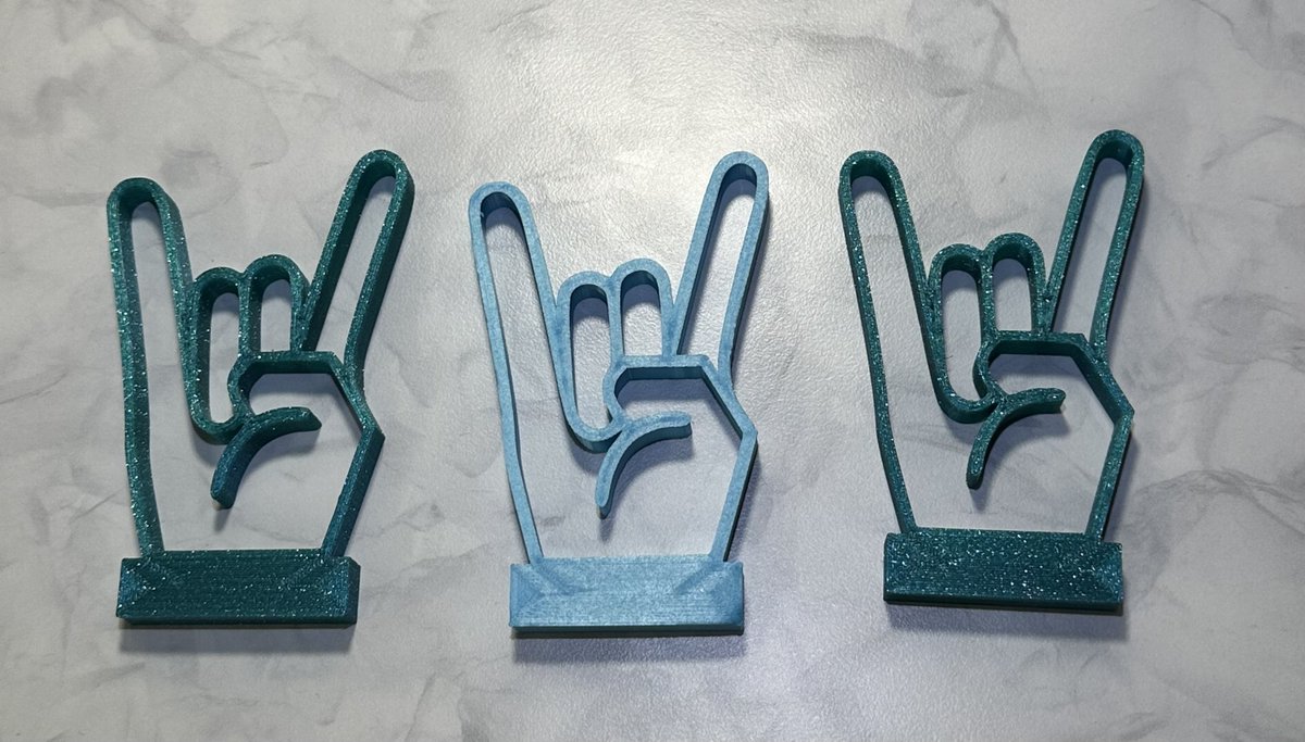 rd_3d_printing's tweet photo. Give any magnetic surface a little attitude with Rock On Magnets 🤘 Each one features the classic rock hand gesture for notes, photos, reminders, or concert memories. Offered by R&amp;D 3D Printing. https://t.co/p1KdThgMFI https://t.co/9tzWHhCM4w