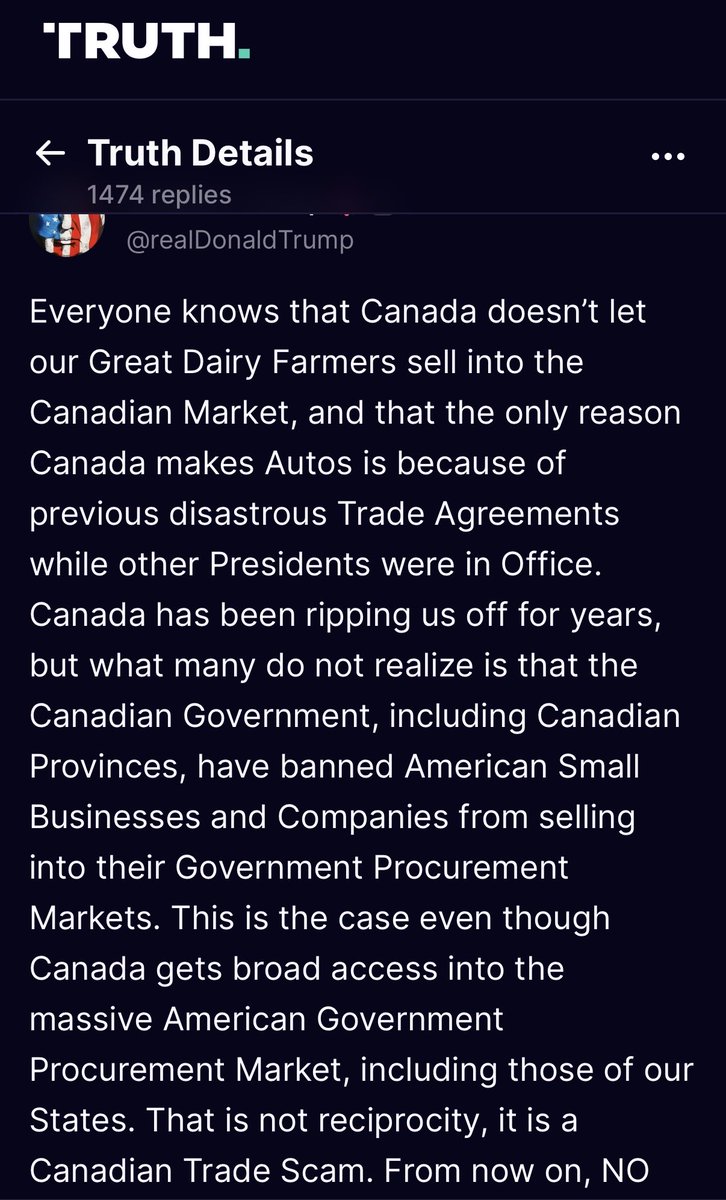 YaelOss's tweet photo. We’re willing to risk billions of dollars in a trumped-up trade war because a few bureaucrats bought Canadian-made staplers https://t.co/dMiquECkXZ