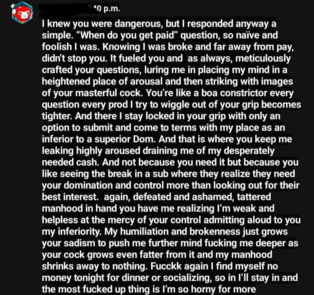 Randomstffilike's tweet photo. This is how I make beta f@gs feel after I am done with them. Drained 1k out of this one 

findom humanatm whalesub paypig cashcow findomuk finsub femsub humiliation blackmail malefindom bdsm nsfw https://t.co/0LgvL5hn7X