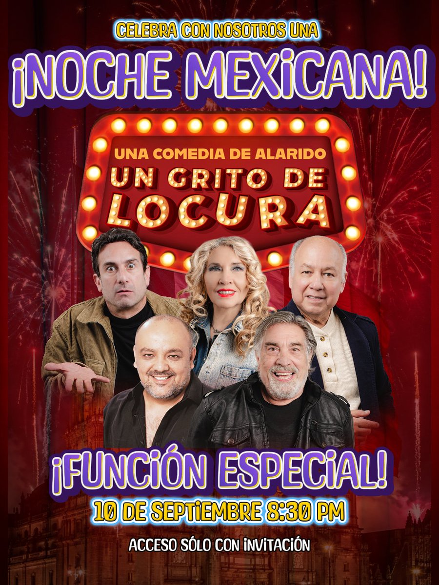 ElOtroGuero's tweet photo. Muchachos, tengo 10 invitaciones dobles para que vayan a ver la obra "Un grito de locura". 

📍 10 de septiembre 8:30 PM
🎭 Teatro 11 de Julio (Narvarte, Benito Juárez, CDMX)
🚗 Hay valet parking
📷 Pueden sacar fotos y videos

Mándenme su nombre por MD. https://t.co/nAXwuShv0H