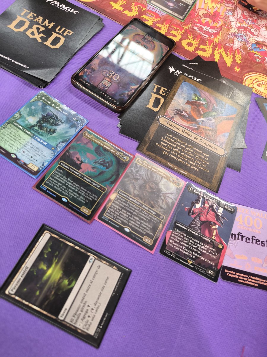 exezblack's tweet photo. @infrefest Mi parada digital debido al yugo de existir no me preparó para la cantidad ingente de recompensas que me aguardaban este año. Supongo que cuando aparecí de la nada hace ya eones, llamé al Gathering. Y Rohan respondió (o algo así era).
Wizards, Ámsterdam, vosotros https://t.co/Ku6T9MBjAj