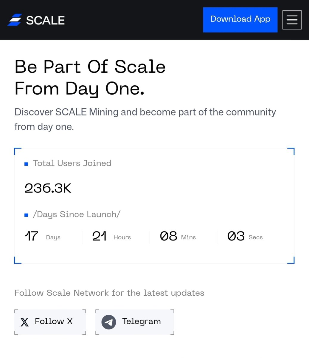 djmllssnHQ's tweet photo. 🔥 SCALE IS MOVING FAST 👀

Only 17 days since launch… and Scale Network has already reached 236.3K+ users. 🚀

But what makes $SCALE interesting? 👇

⛏️ Mobile mining
🧠 Proof of Intelligence
🤖 AI-focused ecosystem
📉 Rewards halving every 4 months
💰 1B $SCALE max supply

The numbers are interesting, but the real test is still ahead:

Can Scale turn this early community into real AI infrastructure, utility and adoption? 👀

I’m watching this one closely. 🔎

⛏️ Start mining $SCALE: 
👉 https://t.co/vlWKTNCyCy

⚡️ Be early. Learn early. Build early.

📲 Join my Telegram community:
https://t.co/VI1MTZFLkn

#SCALE #ScaleNetwork #AI #DePIN #Web3
@ScaleNetworkAI