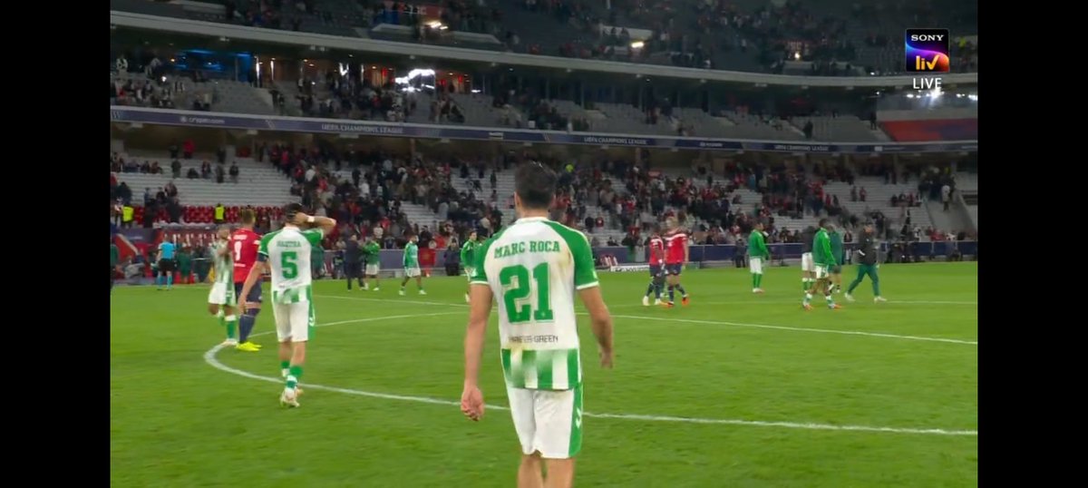 Sidharth_World_'s tweet photo. Real Betis 🇪🇸 start their Champions League campaign with a win, Real Betis came from behind twice to beat Lille 🇫🇷 3–2 on opening day, Ayane Ueda put Lille ahead early, but Marc Bartra levelled in the first half,
(1/3)
#LOSCBET https://t.co/LhVzC7797b