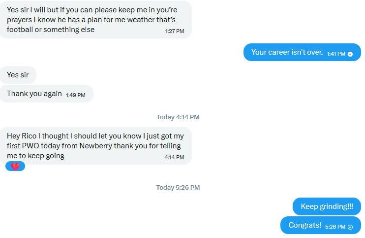 Ricoknowstiktok's tweet photo. Best DM today!!! https://t.co/7hT2yaV0F1