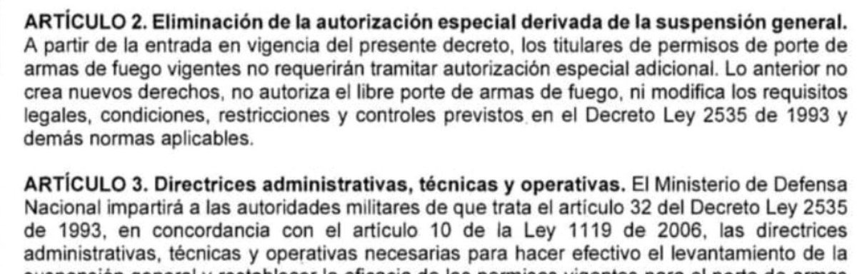 lijagolo27's tweet photo. Amigos yo no estoy de acuerdo con el porte de armas en este país, en una sociedad tan enferma y violenta como esta, pero esto me confirman que Uds no leen, ni mucho menos interpretan https://t.co/ieDUsy75dC