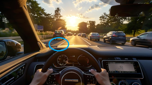 Rappoltt's tweet photo. @pipkinpippa Find a visual reference where the road line visually disappears, like the edge of a body panel, dashboard bump, or windshield wipers. You might want to find an empty road to stop on and walk around to confirm. 
You'll eventually train yourself to subconsciously keep that line. https://t.co/LYIhEadLn7