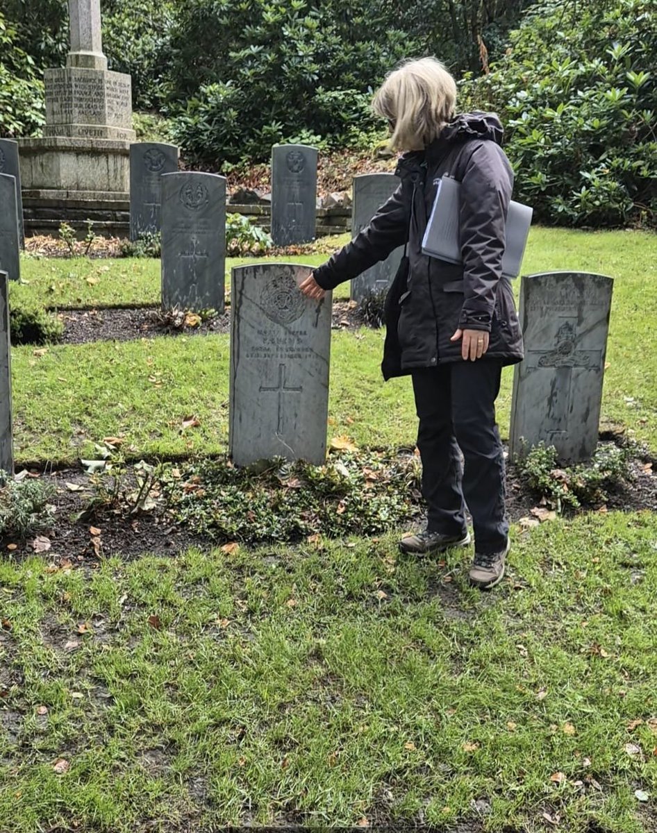 TFOStRo's tweet photo. 🇬🇧 A Fantastic Morning with the CWGC at Stoney Royd

Today we had the absolute pleasure of welcoming the Commonwealth War Graves Commission to Stoney Royd Cemetery for what proved to be a genuinely fascinating talk.

It was informative, engaging and, importantly, delivered in such a personal and accessible way that I think every single person attending walked away having learned something new.

We heard not simply about headstones and inscriptions, but about the people behind them, the work that goes into remembering them, and the importance of ensuring that the stories of those who served continue to be told to future generations.

For the Friends, this is exactly what heritage is about. A grave isn't simply a piece of stone with a name carved into it. Behind that name was a person, a family and a story.

A huge thank you to the CWGC for giving their time, sharing their knowledge and answering our questions — including, inevitably, a few from KP! 😂

And thank you to everyone who joined us today. Seeing people come together to learn, remember and ask questions is precisely why we want to hold more events like this at Stoney Royd.

As usual, I've attached a couple of photographs from today 📸 — because apparently nothing happens at Stoney Royd anymore without photographic evidence!

Another little piece of Stoney Royd's history explored, another bucketful of knowledge gained, and hopefully plenty more still to come.

We remember not simply because they died.
We remember because they lived. 🇬🇧🕯️

The Friends of Stoney Royd Cemetery
Honouring the Past. Caring for the Present. Preserving for the Future.
#friends #history #war #wargraves #CWGC #community #education #Halifax #calderdale #heritage #culture #westyorkshire #heroes #werememberthem #life #greatwar #commemorations #cemetery #stoneyroyd