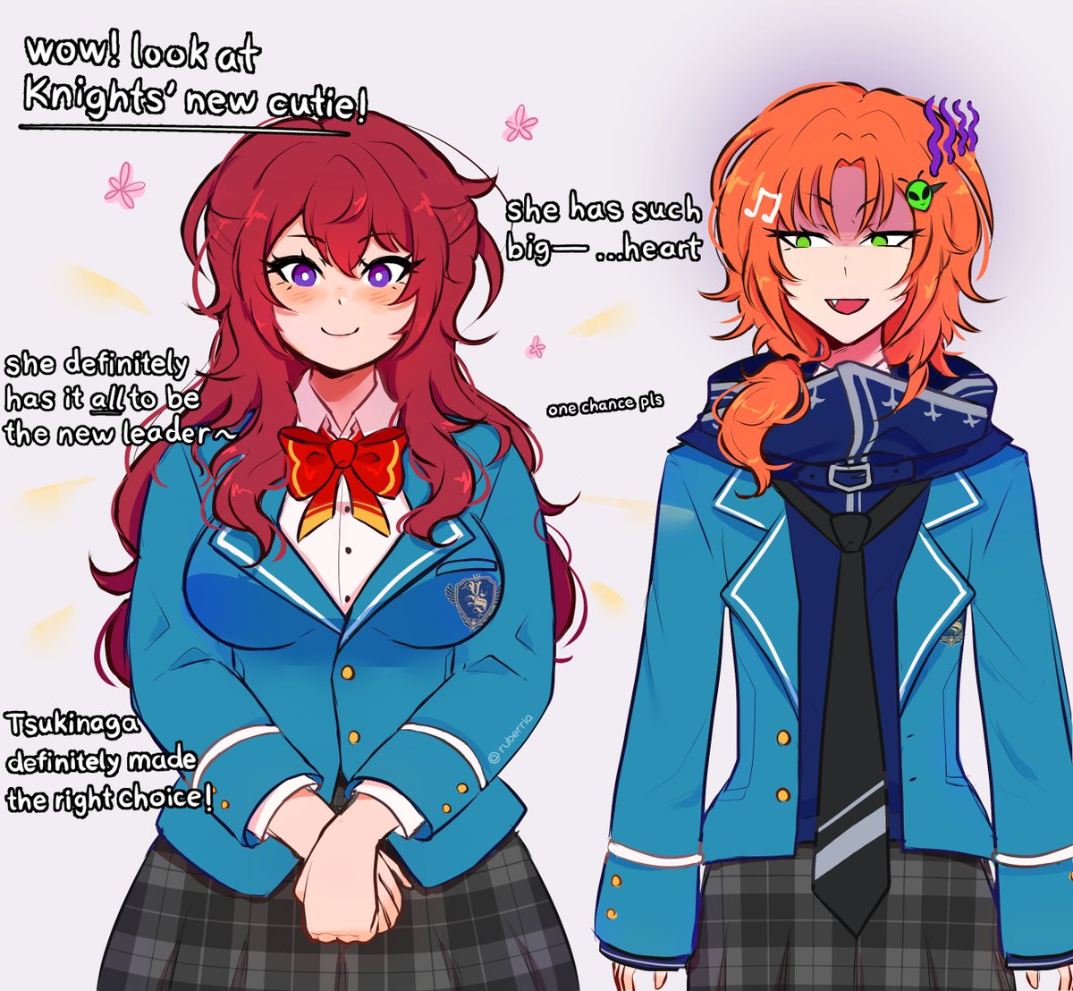 ruberria's tweet photo. i like to think that Tsukasa and Leo have a problematic chest size gap #femstars https://t.co/ur43Yfinwc