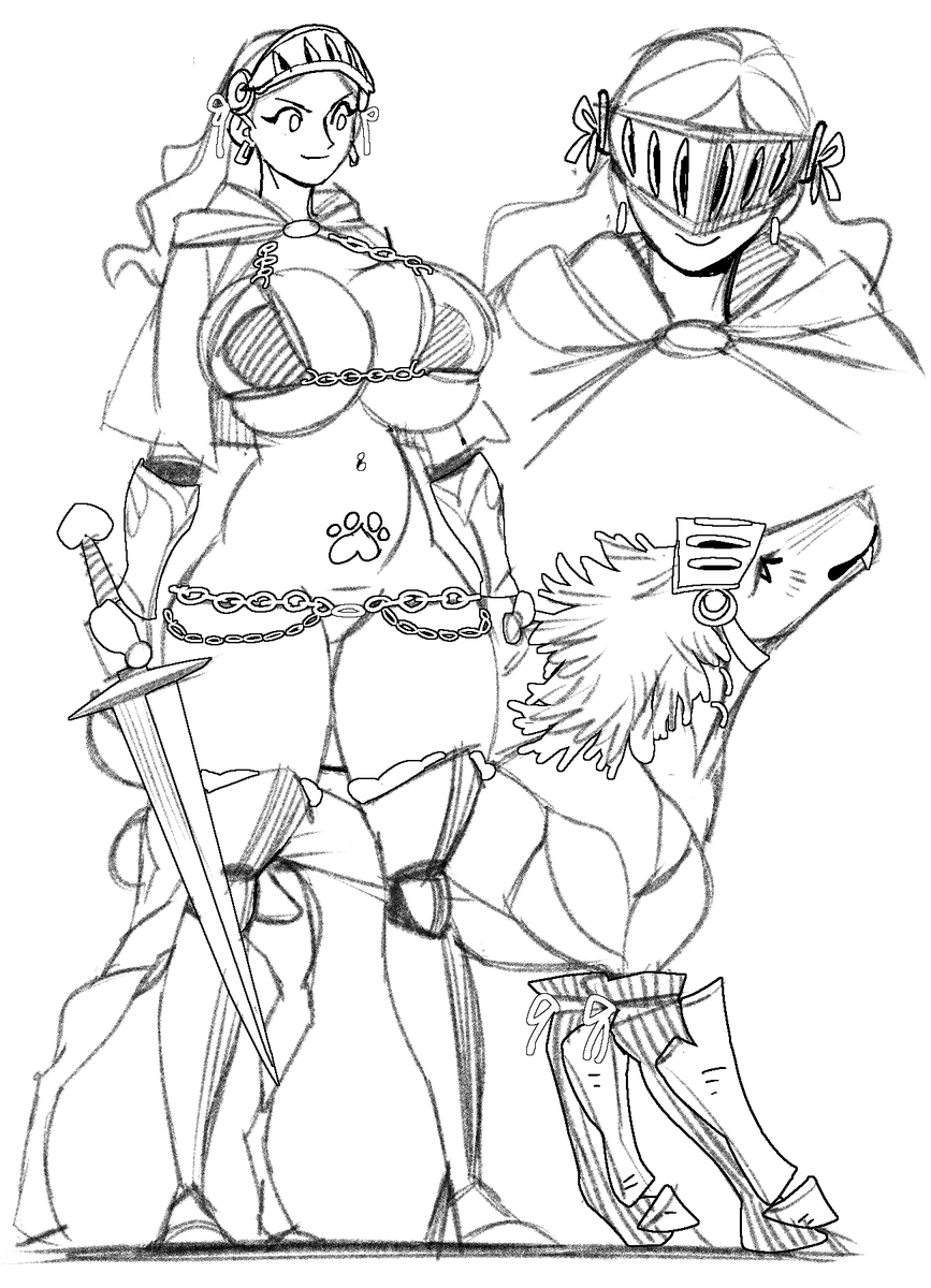 JiJiSama94's tweet photo. knight maiden https://t.co/7Nc0WbR9Lj