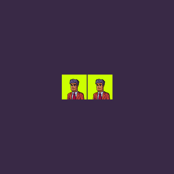 0xAvocato's tweet photo. Testing skin shading. Character size is 64px, frame size is 80px.

This is the worst part because there's always something new that pops out, and then you over correct.

Bodywear trait: Exit Liquidity Cheap Suit https://t.co/eEbeflLLKY