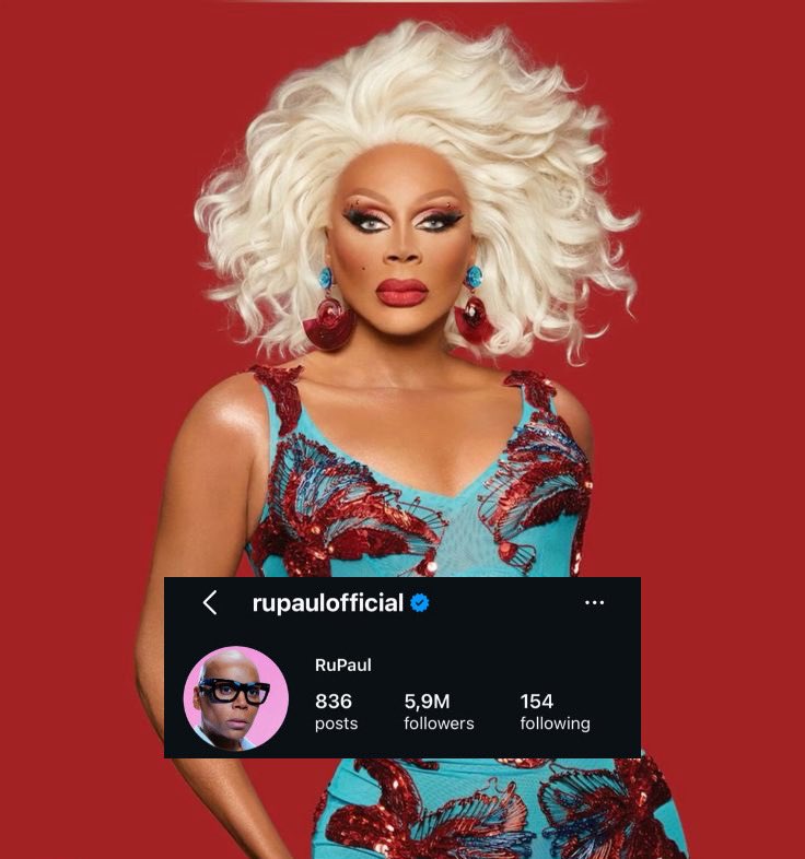 joelxver's tweet photo. Plastique Tiara is less than a million followers away from surpassing RuPaul on Instagram and becoming the most influential drag queen today.

#DragRace https://t.co/QESFBxHIAf