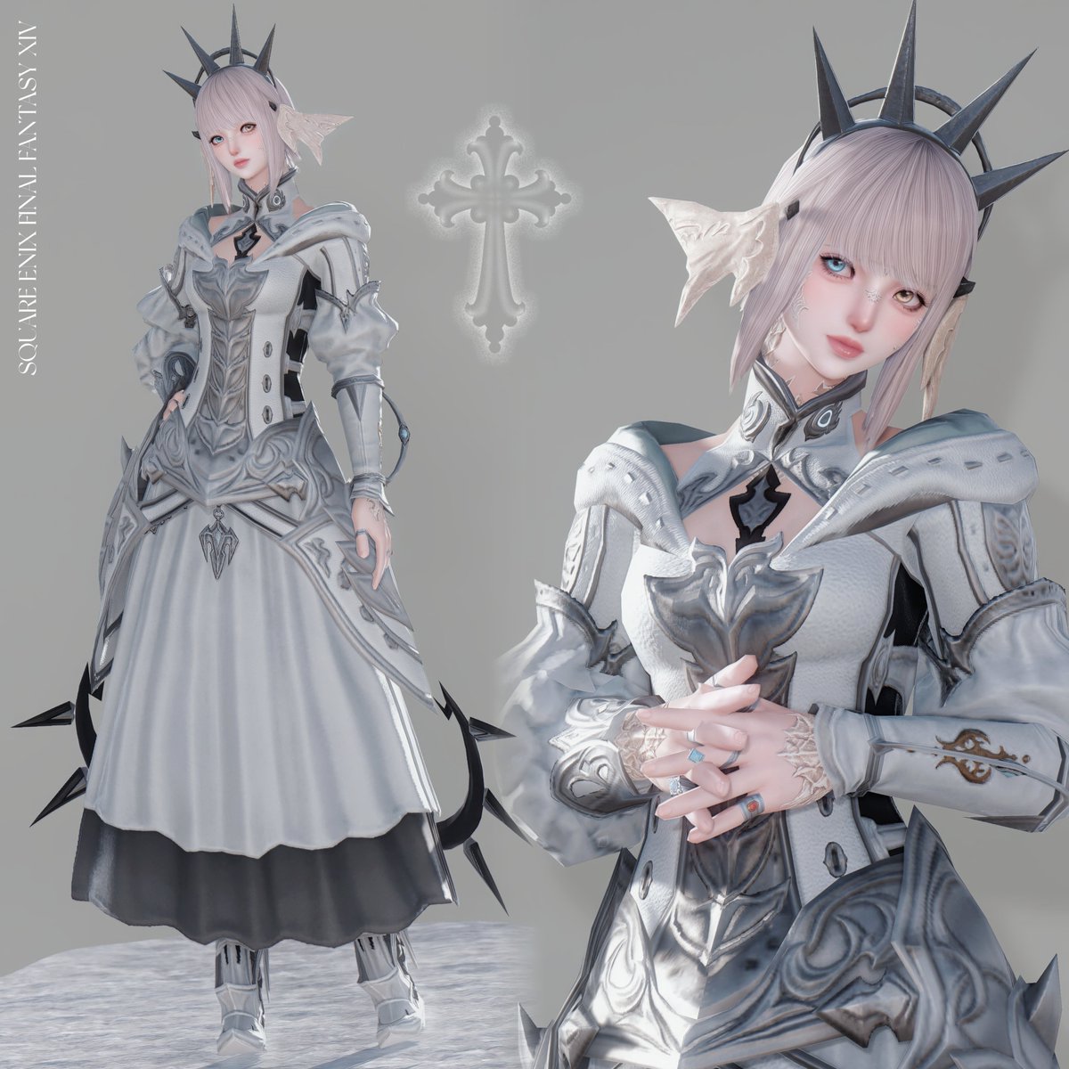 nornor0807's tweet photo. ガラテアクラウンとオメガスカウト胴のトゲトゲが統一感あってお気に入り⛓️

#ffxiv┊︎#羽角普及委員会　
#ミラプリ┊︎#파판룩템 https://t.co/JFOBGABYdI