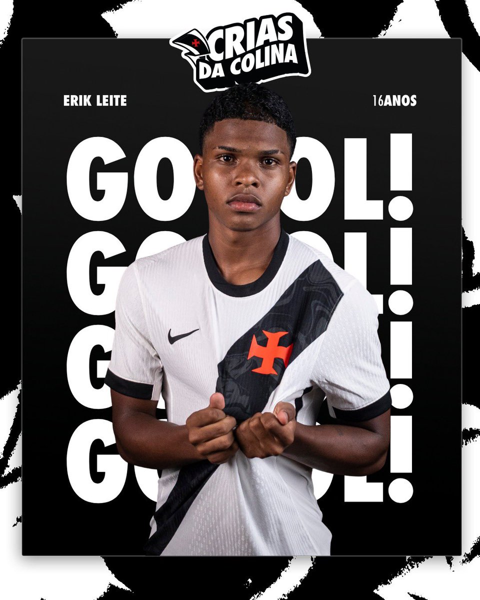 vascobase's tweet photo. GOOOOOOOOOOOOOOOOOOOOOOOOOOOOOOOLLLLLLLLLLLLL DO VAAAAAAAASSSSSSSSCOOOOOOOO!💢

⚽ Erick Leite

📺 SporTV

#BFRxVAS 2️⃣-2️⃣
#BrasilerioSub17
#CriasDaColina
#VascoDaGama https://t.co/sVRMyFgPDd