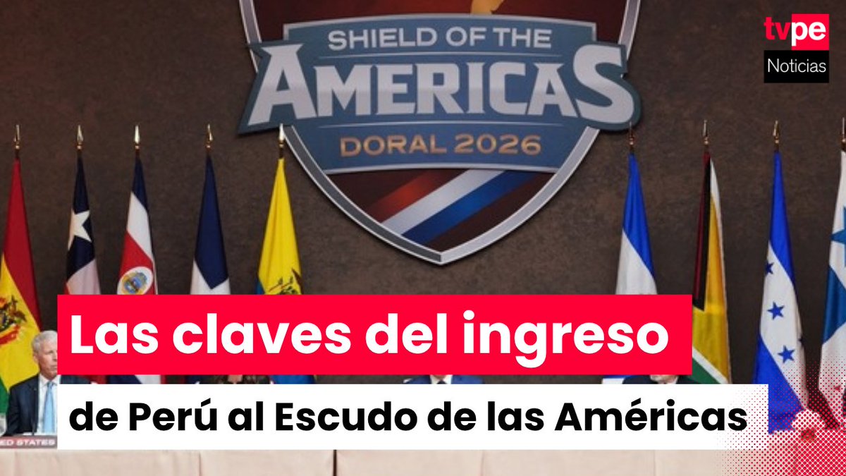 noticias_tvperu's tweet photo. 🛡️🚨 Una nueva alianza de seguridad reúne a países del continente para enfrentar al crimen organizado y el narcotráfico. Se trata del Escudo de las Américas, iniciativa impulsada por Estados Unidos a la que Perú acaba de incorporarse.  

📌 La propuesta busca compartir inteligencia, coordinar esfuerzos y desplegar capacidades para identificar y desarticular redes criminales transnacionales. Pero ¿qué hay detrás de esta coalición, qué países la integran y qué significa la llegada del Perú? Conoce más a continuación. 👇

https://t.co/Cee6oiMWYH