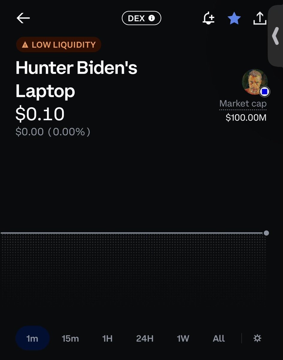 BoxMetaAlt's tweet photo. The $LAPTOP TOKEN is not yet tradable 

It was set at $168M on Coinbase

Then a few minutes later it was at $100M

And now it went to $5B 😂 

19 early holders 

They’re prepping for the public launch 

But to what end? https://t.co/SpKAUqWXsL