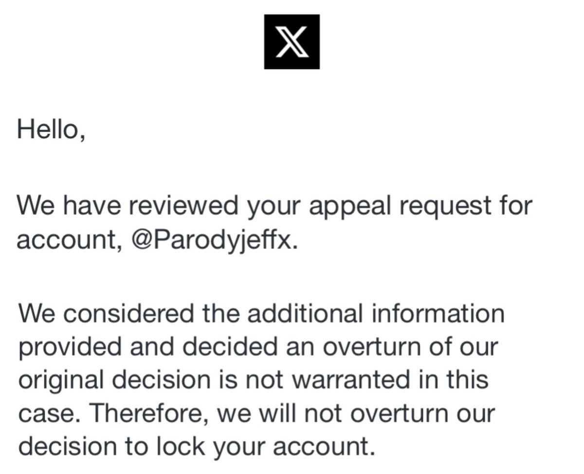 RabbiJeffx's tweet photo. If your account gets big enough to be noticed, like @Parodyjeffx , and you dare get Grok to admit that Israel is committing genocide in Gaza, brace yourself.

You’ll face the FULL FORCE OF X.

@elonmusk, this is what your “free speech” platform has become. https://t.co/RuhXCkZ6Yt