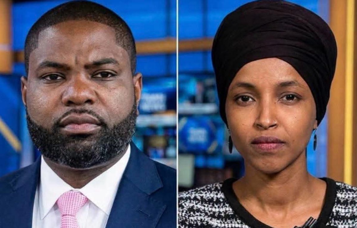 SecCWright1's tweet photo. Byron Donalds NAILED It: if Ilhan Omar Isn't a Naturalized Citizen, She's Ineligible To Serve in Congress. If She's Ineligible, She MUST Be GONE. Do You Support This?
Follow @SecCWright1 https://t.co/G2isEBeswK