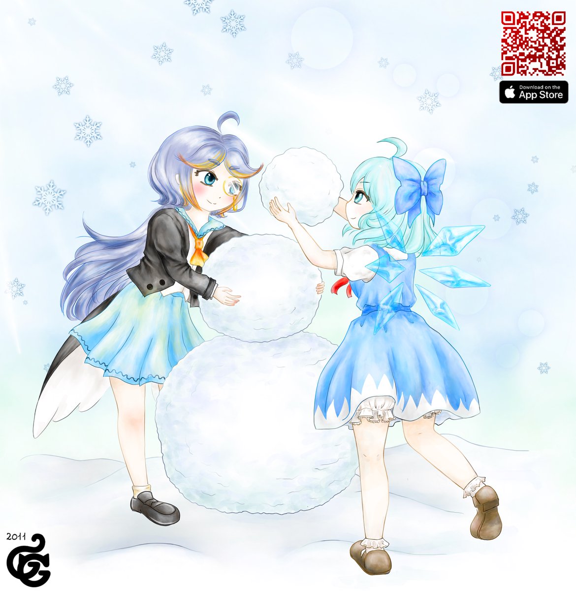 ByakkoKonko's tweet photo. In celebration of Cirno Day we have a special event! 

#Touhou #cirno #cirnoday #mobilegames #iOS #games #shmup #danmaku #arcade #verticalshooter https://t.co/9Yb5oTU9K0