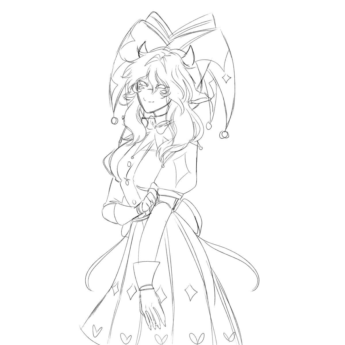 iluvlerii's tweet photo. ◇ Algunos Bocetos~
◇ some sketches~ 🎀💗🎪🎭
 #tfc #pierrot #harlequin #jester #columbina #thefreakcircus #digitalart https://t.co/ZP30oSlkT0