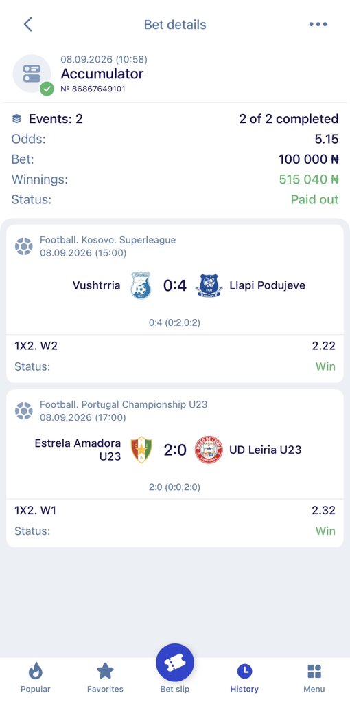 MrBeeSZN10's tweet photo. 5 ODDS SMASHED ON PARIPESA!✅✅🔥🔥🎊🎊🍏🍏💪🏾💪🏾❤️❤️💪🏾💪🏾

Register Here 👇👇👇
https://t.co/R5l67jAI53

✅Use promo code MILYPESA to receive your welcome bonus up to N230,000 https://t.co/4PnHCIvHL4