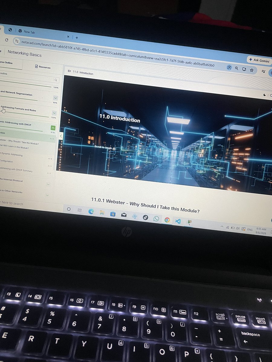 darealafrez's tweet photo. I learned how DHCP automatically assigns IP addresses and other network settings to devices. I also learned the difference between static and dynamic addressing and how DHCP makes network configuration easier.

#NetworkingBasics #NetAcad #CiscoNetworking #Cybersecurity https://t.co/YQQH33yi2g