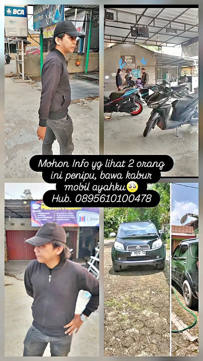addtopping2rb's tweet photo. tolong buat warga yg tau 2 orang dan mobil ini, mohon di berhentikan 🙏
kronologi penipu, bawa kabur mobil pakde aku 🥺🥺jadi pakde aku mau jual mobil rush nya, terus ada 2 langsung bawa kabur mobil
Kejadian selasa 8 September 2026 sore hari
Lokasi tanjung bintang lampung selatan https://t.co/4Yblql7S1R