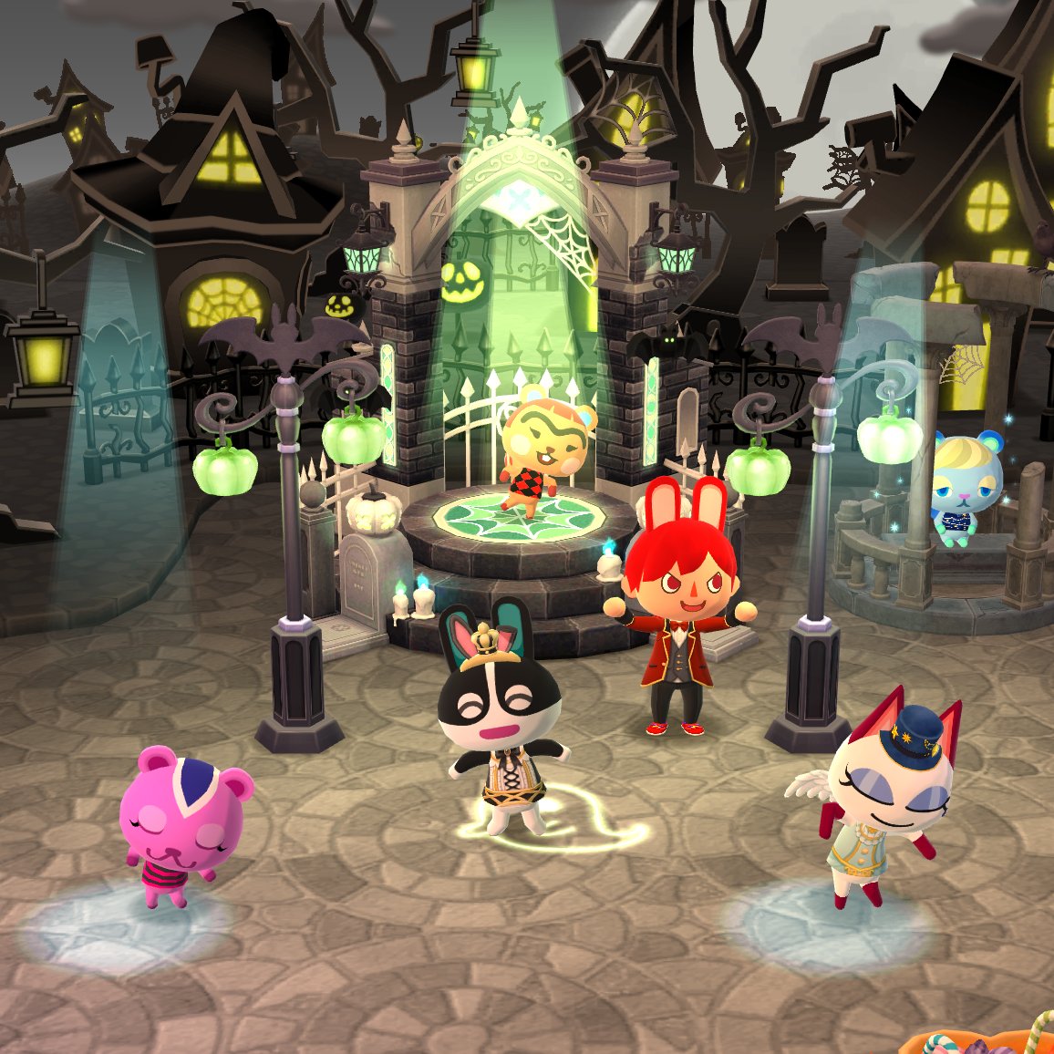 dragonflame771's tweet photo. #pocketcampcomplete #pocketcamp #animalcrossing Time to get spooky at my Camp. 👻🎃 https://t.co/m0slhPm8Oe