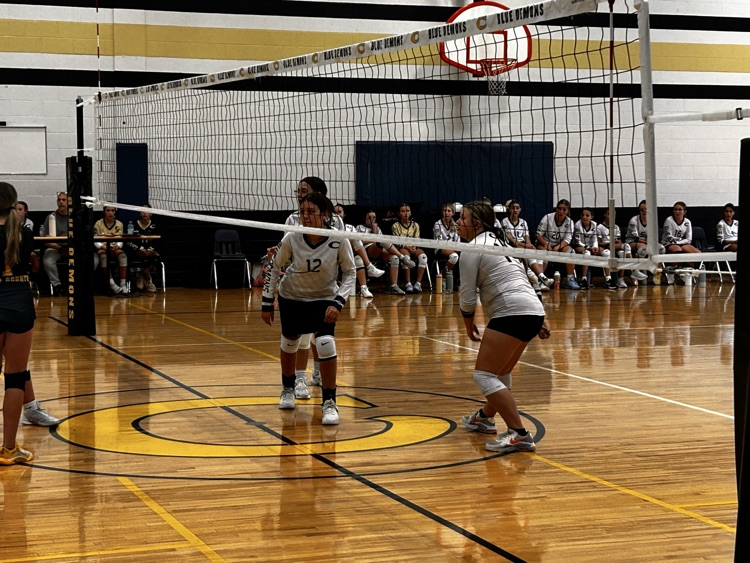 CMSGoBlue's tweet photo. Bella Voce started us off on a positive note. And this was quickly a close match!  Even thought we came up short, CMS poured their hearts into it. 💙💛 https://t.co/TChw7x1Dly