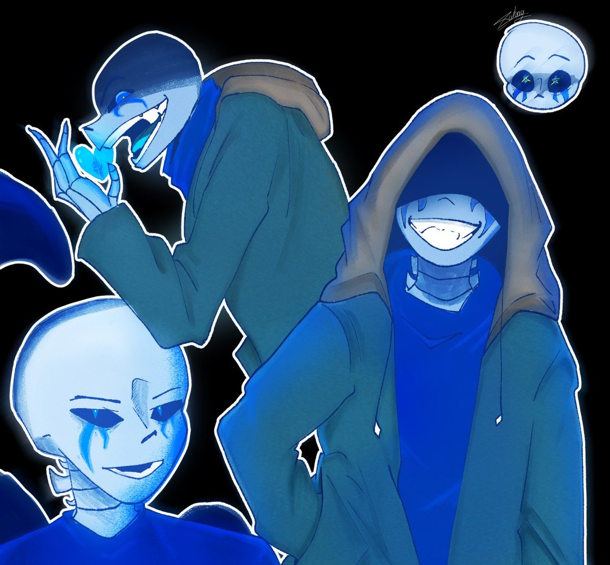 Yoshi_yankee's tweet photo. This is a character developed based on the personalities of Nightmare and Xgaster ☝🏼
#drawingㅤ 
#undertale_AU 
#fypシ゚viral 
#history https://t.co/UdOBpMzlj6