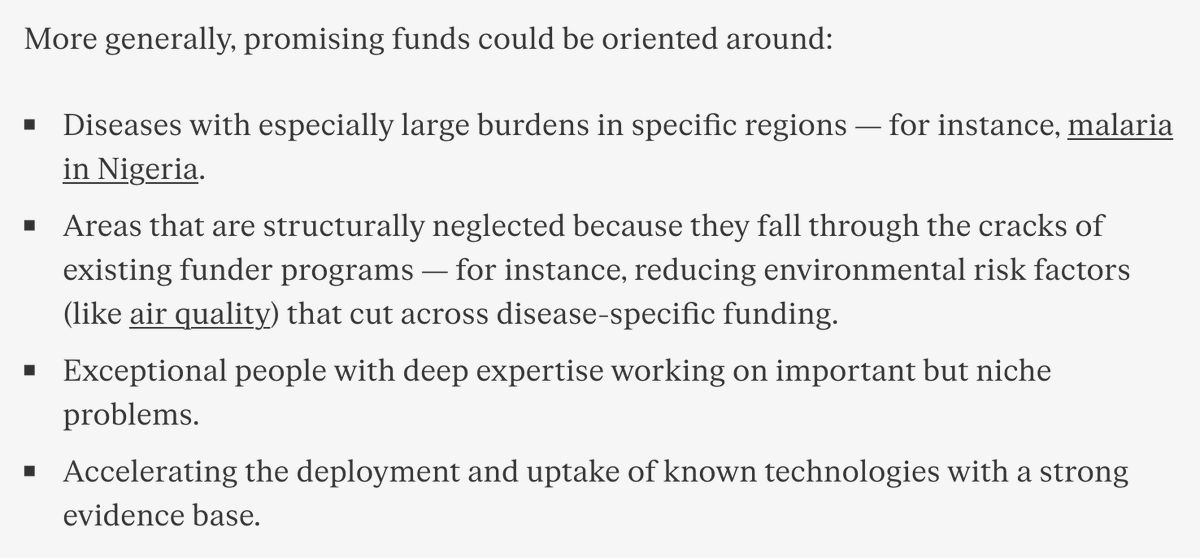 albrgr's tweet photo. Ahead of the coming "third wave of philanthropy," we want to give hundreds of millions of dollars to "general managers" to lead targeted funds tackling big problems in global health and wellbeing (h/t @nanransohoff for the frame).

Apply by October 2: https://t.co/t3U5mDa8Y5 https://t.co/3WwLSgMYi4