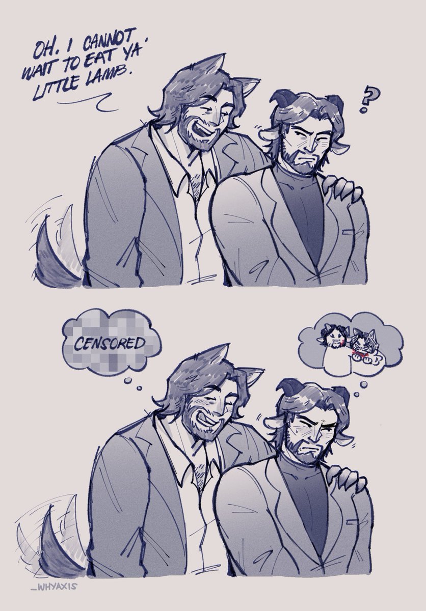 _whyaxis's tweet photo. lamb hanzo doesnt seem to mind either way #yeehan https://t.co/8pCgH88Kmb
