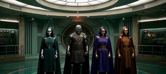normantorregros's tweet photo. Posibles imágenes filtradas, lo dejo a su criterio :
#cyclops con #magneto
Las brujas de Latvería junto a Boris en la TVA, todo indica que bajó máscara de Boris este #drstrange
Los #russobrothers trabajando en la música de #avengersdoomsday . https://t.co/YxDFPU2uPt