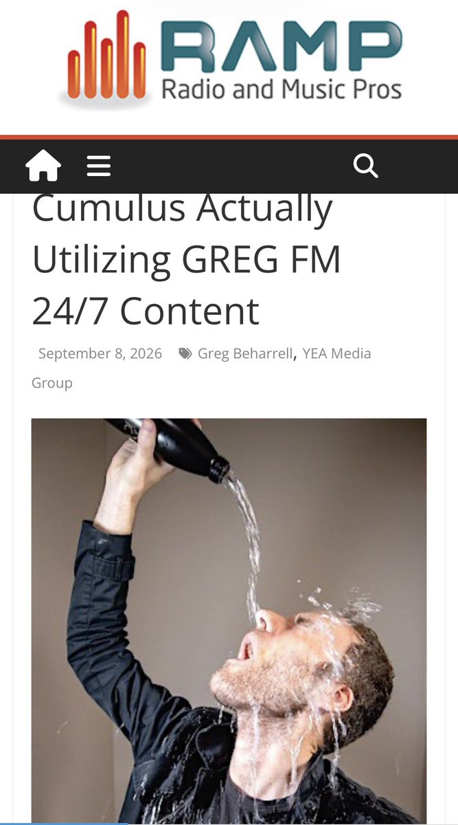 gregbeharrell's tweet photo. “You’re a wonderful media site” is something I constantly tell the @RampMediaInc’s answering machine after the one ring pick up.
Here’s some press-ish. https://t.co/EH2jMMfdSg