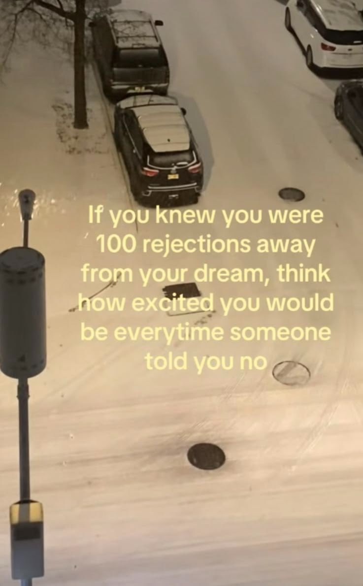 majamediaco's tweet photo. i agree a lot of the fear around asking someone out really is just fear of rejection, which is extremely fair because rejection sucks. it’s pretty damn hard to be chill about it

but this is also a meme i care deeply about spreading - rejection is one of the costs of pursuing anything worthwhile! trying to make it painless is futile. sometimes it will hurt badly. the important thing is learning that the hurt is survivable

turns out you can be rejected, then feel awful for a while, and still be completely ok in the end. and if you learn how to move through it, it actually builds a deep inner strength within you that no one can take away. the heart is a muscle, after all

every time i’ve told someone i liked them, i felt so exhilarated. there’s something intensely life-affirming about speaking your truth. you are risking being known and expressing an honest curiosity toward another person. how beautiful that we get to care enough about people to risk hearing no
