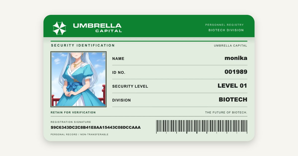 lizard_dm's tweet photo. ID secured @umbrellacap_
sig:0x4dce8c55d224e04ba8f0e4122a64ee244365a4bbdb35f5335d123203338afb4fd91526b62e14469c6343dc2c8b41e8aa15443c08dccaaa   🦎 NJ7QSYUO   5YCE9ORR  4700BCPR https://t.co/VTaK99YCz7