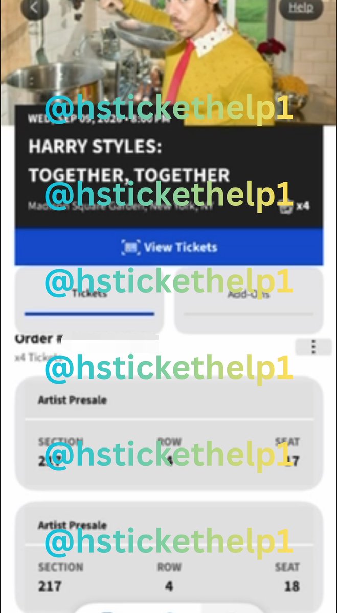 hstickethelp1's tweet photo. Harry Styles’ Together, Together Tour- NYC🗽
- September 9th
- 2 tickets
- Sec 217, Row 4, Seats 17-18
- $275 each, $550 total (price verified)
- PayPal G&amp;S

DM @SwiftieVariant if interested!!! https://t.co/mmdaNKTQwu