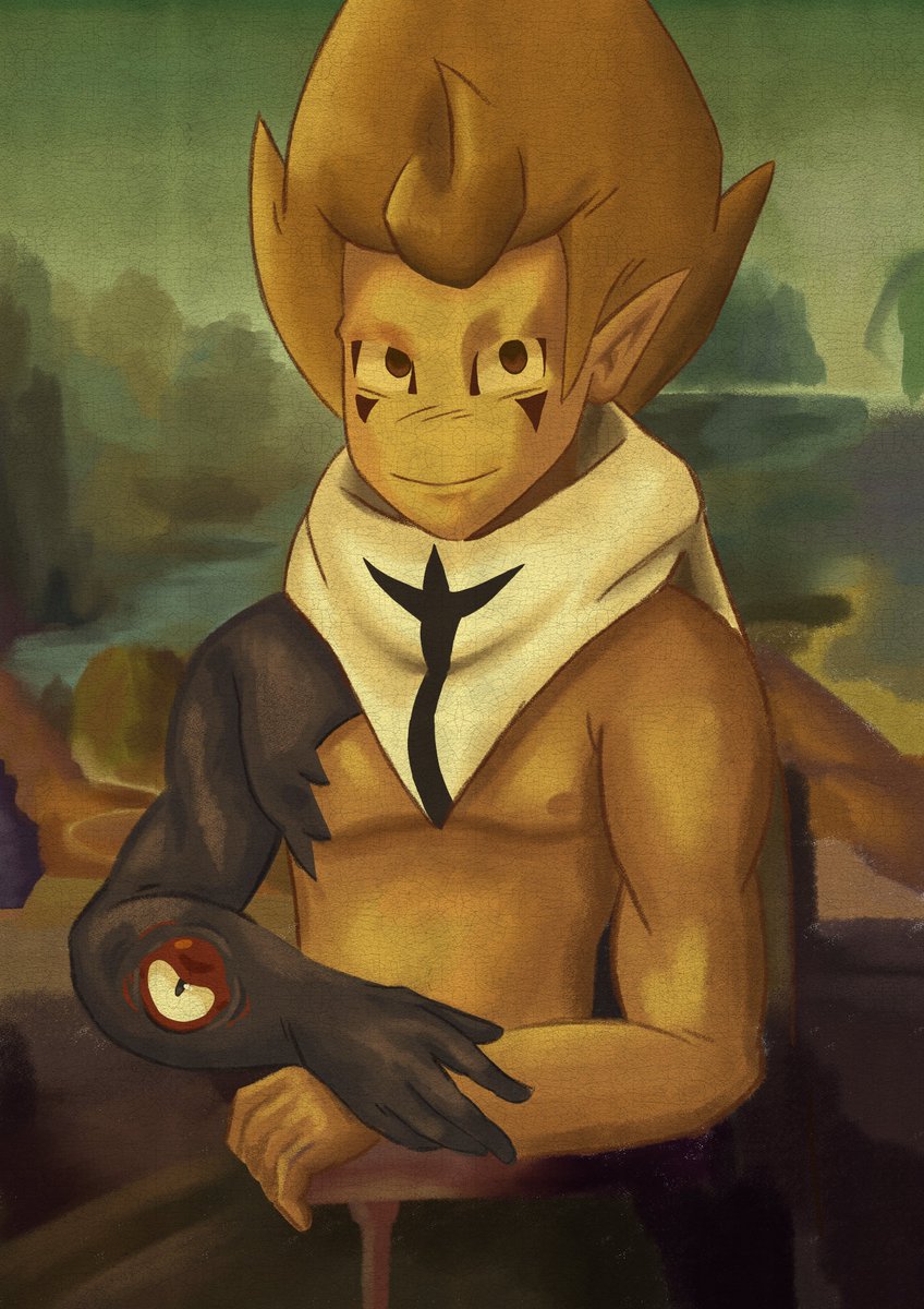 Flowerzsloth's tweet photo. Salut, voilà mon Tristepin Joconde pour le concours d'illustration Clip Studio Paint x Wakfu (j'ai choisis la joconde pour les yeux, et surtout le manque de sourcils des deux persos) #WakfuCSP
@clipstudiopaint @Totankama https://t.co/JArhbBwmWf