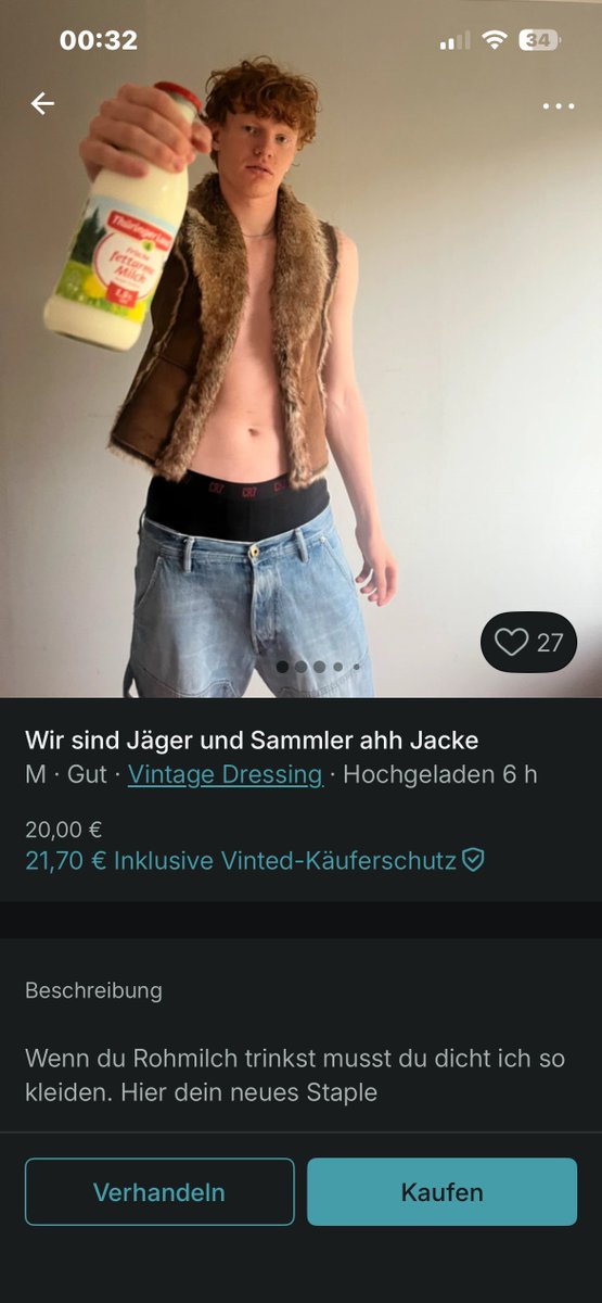 platzamfenster's tweet photo. hab gerade den mystischsten vinted account jemals gefunden was schiebt der für nen grind https://t.co/hyxTxWseZG