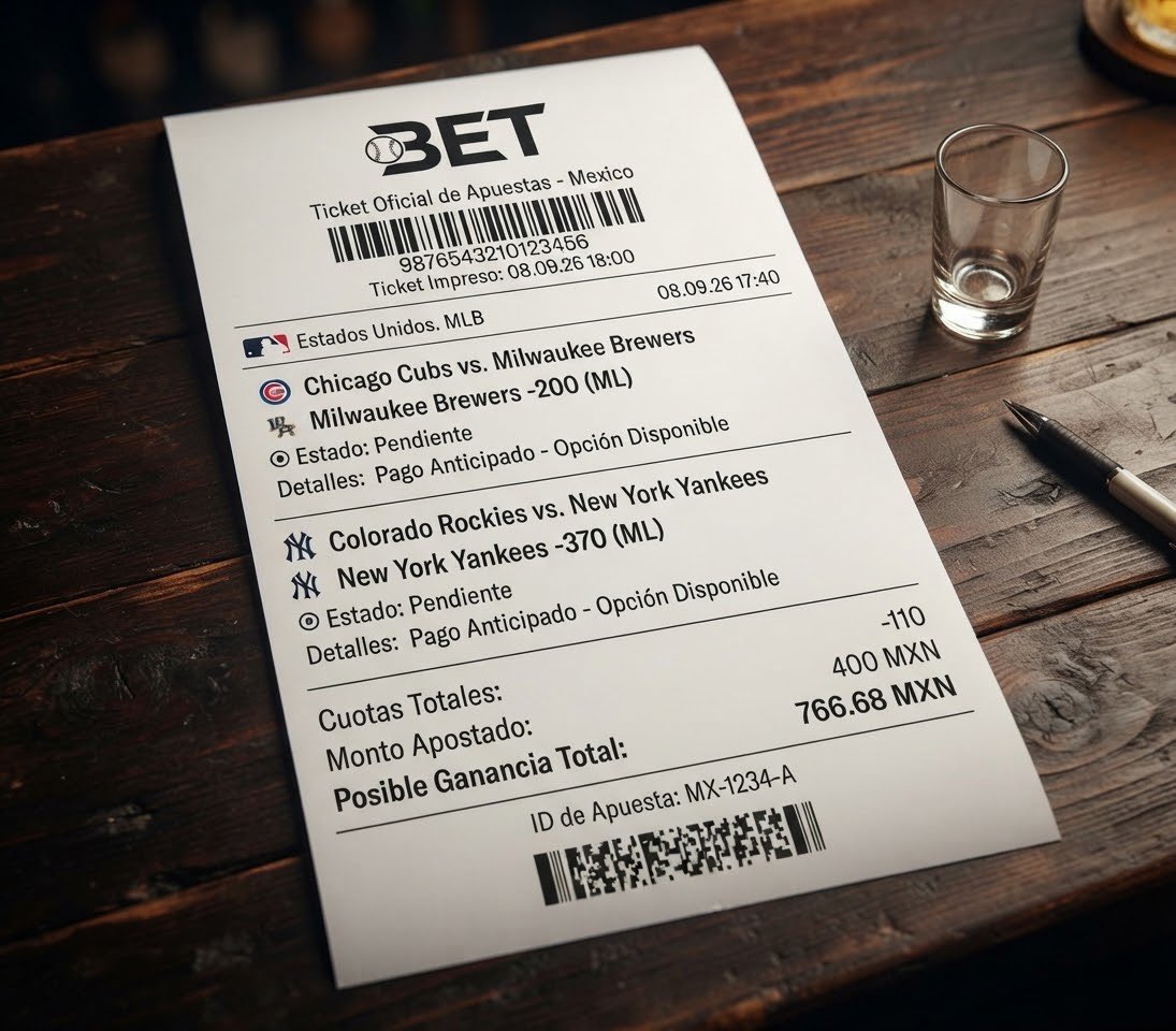 Kingbrownjr12's tweet photo. Pick MLB ⚾️👇
Cubs vs Brewers: Brewers -200 (ML) Rockies vs Yankees: Yankees -370 (ML)
Cuota Global: -110 Inversión: 400 MXN Cobro Potencial: 766.68 MXN
¡Pendientes de este boleto! 🎟️👀
#Beisbol #PicksMLB #ApuestasMexico #CashIsKing https://t.co/jy2BNx38EE