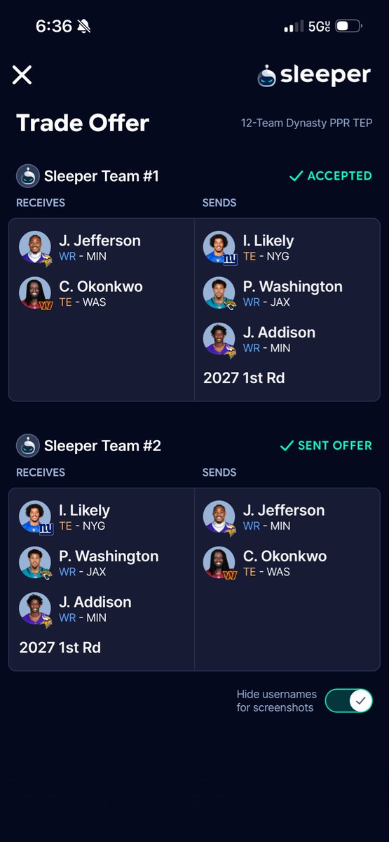 Golden123852's tweet photo. @JagSays @SuperrNova38 @RotoWire Received Jettas in this … thoughts? https://t.co/OZpwvbKQag