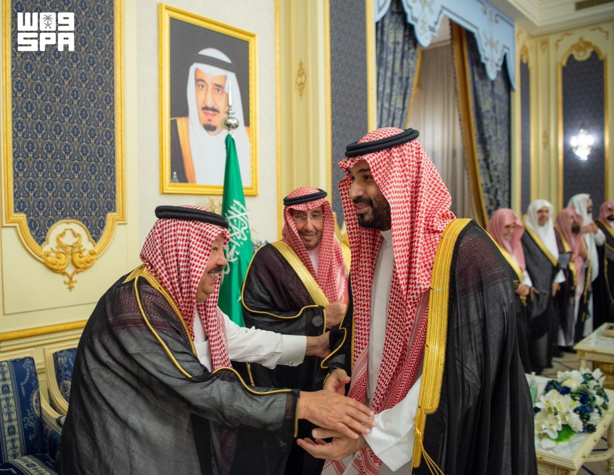 al_jazirah's tweet photo. سمو #ولي_العهد يستقبل في قصر السلام بجدة أصحاب السمو الأمراء والفضيلة العلماء والمعالي وجمعًا من المواطنين..

#صحيفة_الجزيرة https://t.co/LUyK9tVcZl